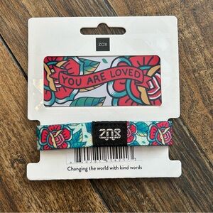 NWT ZOX‎ You Are Loved Bracelet Affirmation